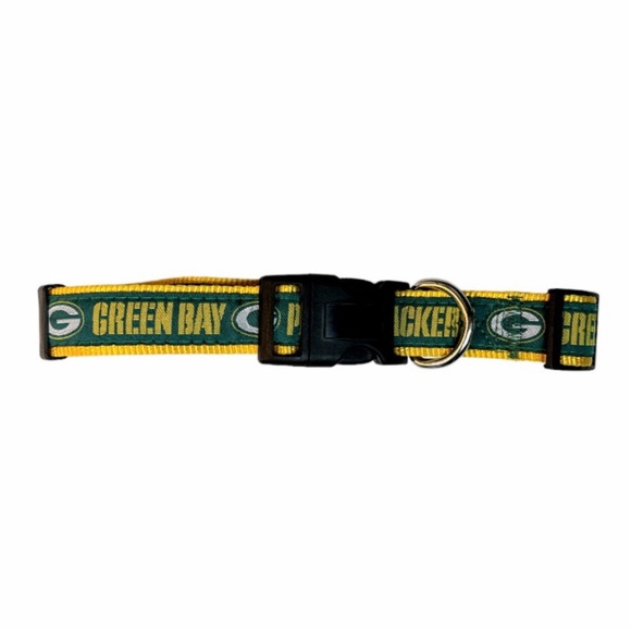 NFL Green Bay Packers Dog Collar - Heavy-Duty, Durable & Adjustable, Size Large - Picture 11 of 14